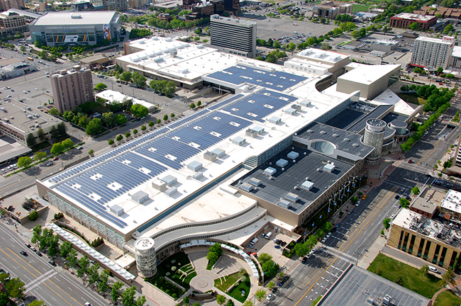 Salt Palace Convention Center Solar Panel Array