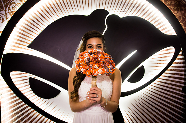 A Happy Bride at the Taco Bell Cantina in Las Vegas, Credit: Taco Bell