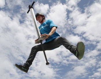 The high-flying Xpogo Stunt Team will amaze event attendees.