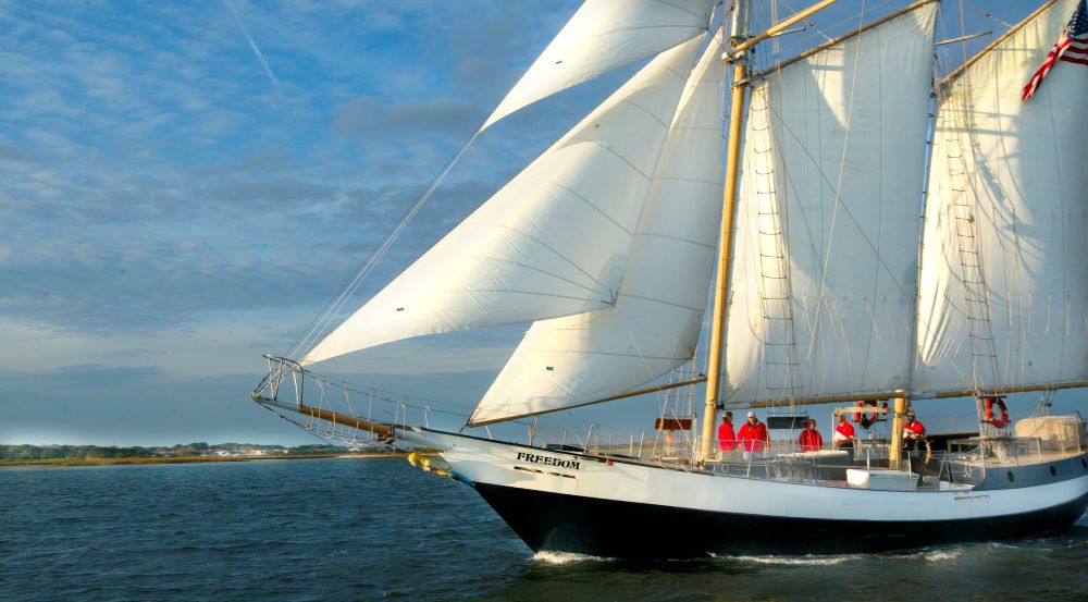 The Freedom schooner in St. Augustine