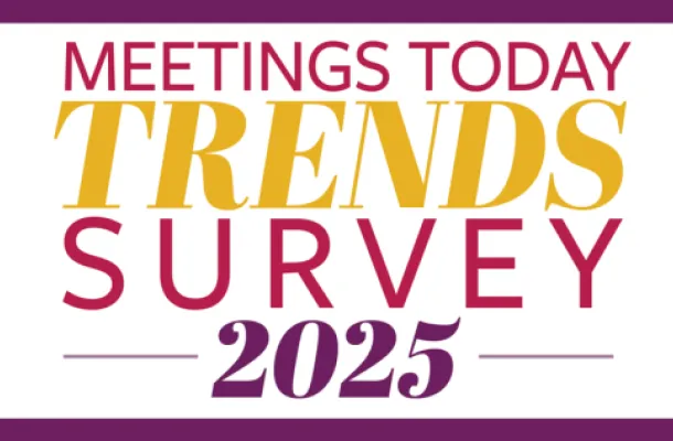 Graphic of Meetings Today Trends Survey 2025