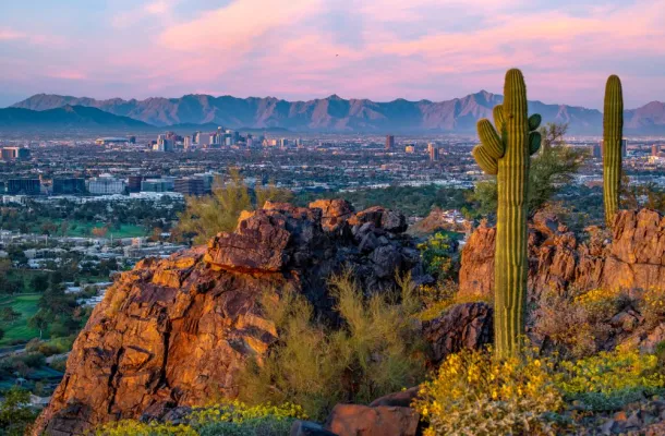 Sunrise from Piestewa Peak