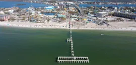 Aerial photo of Fort Myers Beach.