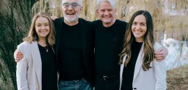 From left to right: Gráinne Ní Ghiollágain, Patrick Delaney, Pádraic Gilligan and Aoife McCrum