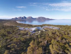 USE Saffire Freycinet, a luxury lodge outside of Hobart in Tasmania