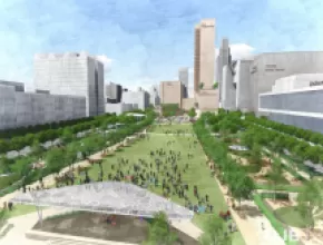 Rendering of downtown Omaha convention district updates