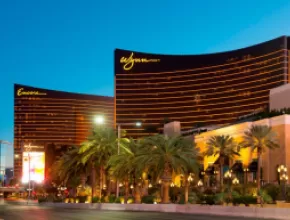 Wynn Las Vegas & Encore Resort at night