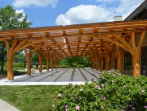 The Burke Colonnade at Wilson Center for the Arts, Brookfield