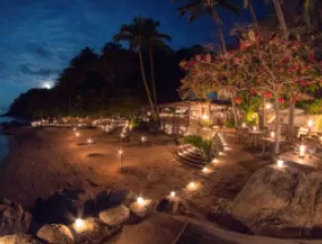 Rhythm of the Night setup at Las Caletas, Puerto Vallarta