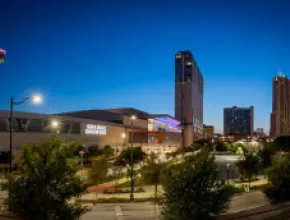 Convention center view in San Antonio