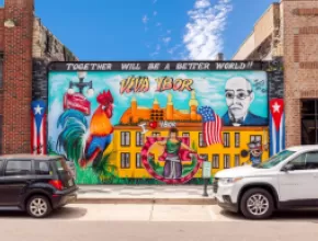 Mural in Ybor City, Tampa