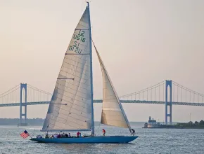 Sailing Newport Harbor