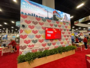 Destination Canada Booth at IMEX America 2022