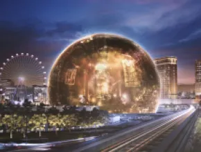 MSG Sphere rendering 