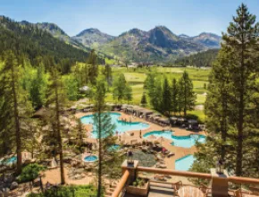 Pool and Valley - Resort at Squaw Creek