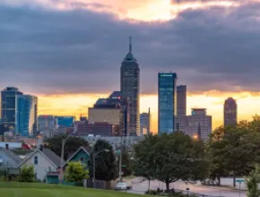 Indianapolis Skyline. Credit: Scott Crone