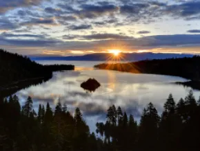 Scenic views of Emerald Bay. Credit: Visit Lake Tahoe