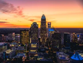 Charlotte Skyline. Credit: Charlotte Regional Visitors Authority