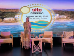 Taylor attending SITE Classic in Punta Mita, Mexico