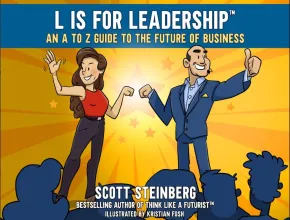 Cover of L Is for Leadership: An A to Z Guide to the Future of Business. 