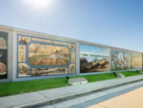 The Wall-to-Wall mural collection in Paducah, Kentucky