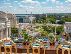 The Royal Sonesta Capitol Hill rooftop dining