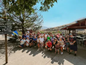 Rafting group prepping for an excursion on the Payette River with Cascade Raft & Kayak