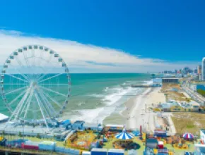 Atlantic City Coastline. Credit: Mia2you