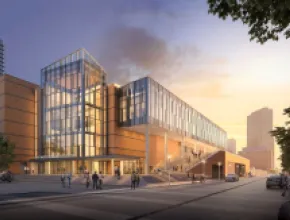 Fort Worth Convention Center (FWCC) southeast entrance rendering. Credit: FWCC.