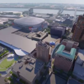 Rendering of expansion of America's Center Convention Complex