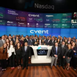 Cvent at Nasdaq launch.