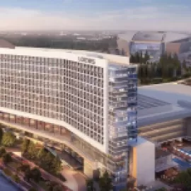 Rendering of new Loews Arlington Hotel