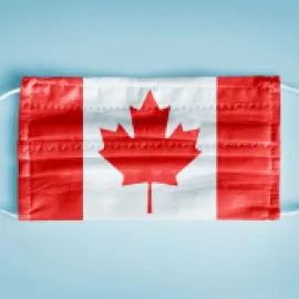 Canadian Flag Face Mask