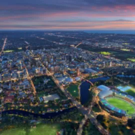 Adelaide aerial shot
