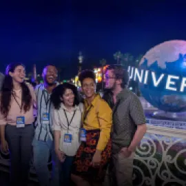 Group of meeting attendees at Universal Orlando