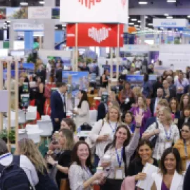 Photo of attendees at IMEX America 2024.