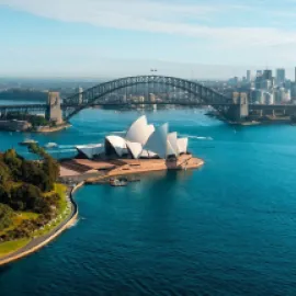 Sydney Harbour, New South Wales, Australia. Credit: Tourism Australia.