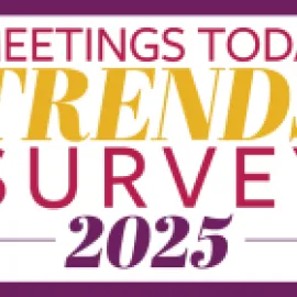 Graphic of Meetings Today Trends Survey 2025