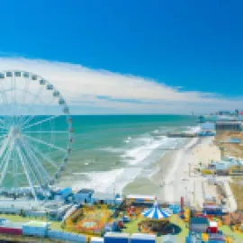 Atlantic City Coastline. Credit: Mia2you