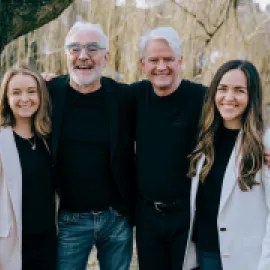 From left to right: Gráinne Ní Ghiollágain, Patrick Delaney, Pádraic Gilligan and Aoife McCrum