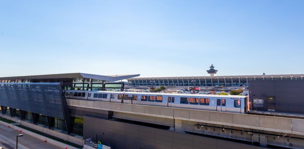 Washington Dulles International Airport Metrorail Station. Credit: Metropolitan Washington Airports Authority