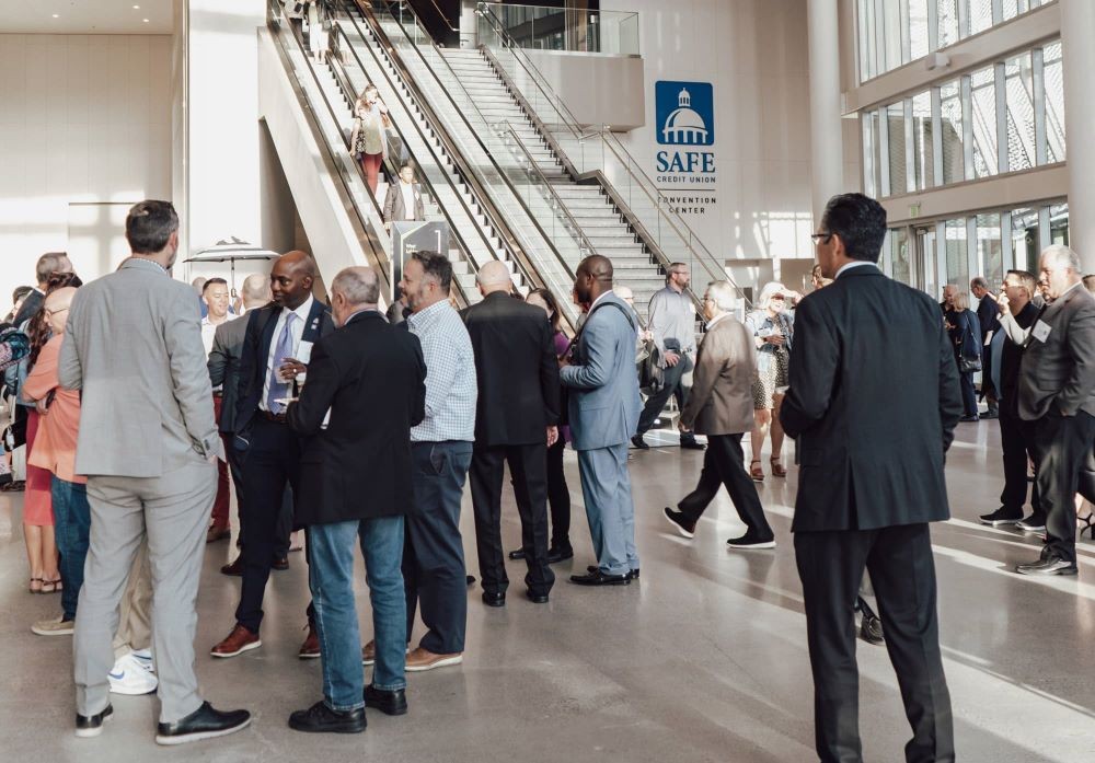 Interior of SAFE Credit Union Convention Center in Sacramento, California