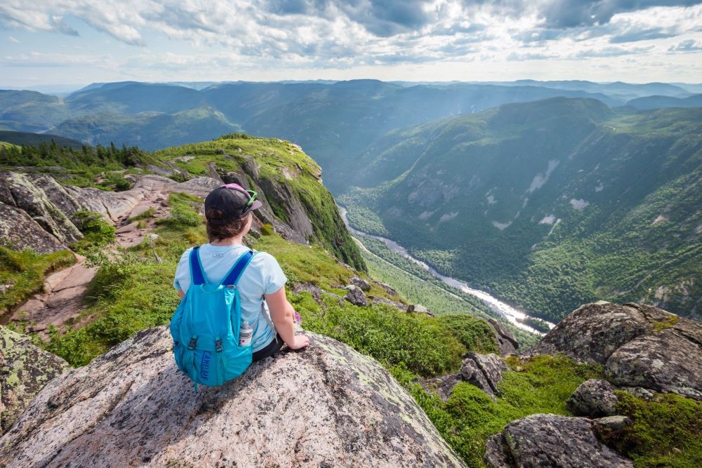 Mountains in Charlevoix, Quebec. Photo Credit: Charlevoix Tourism and Ian Roberge