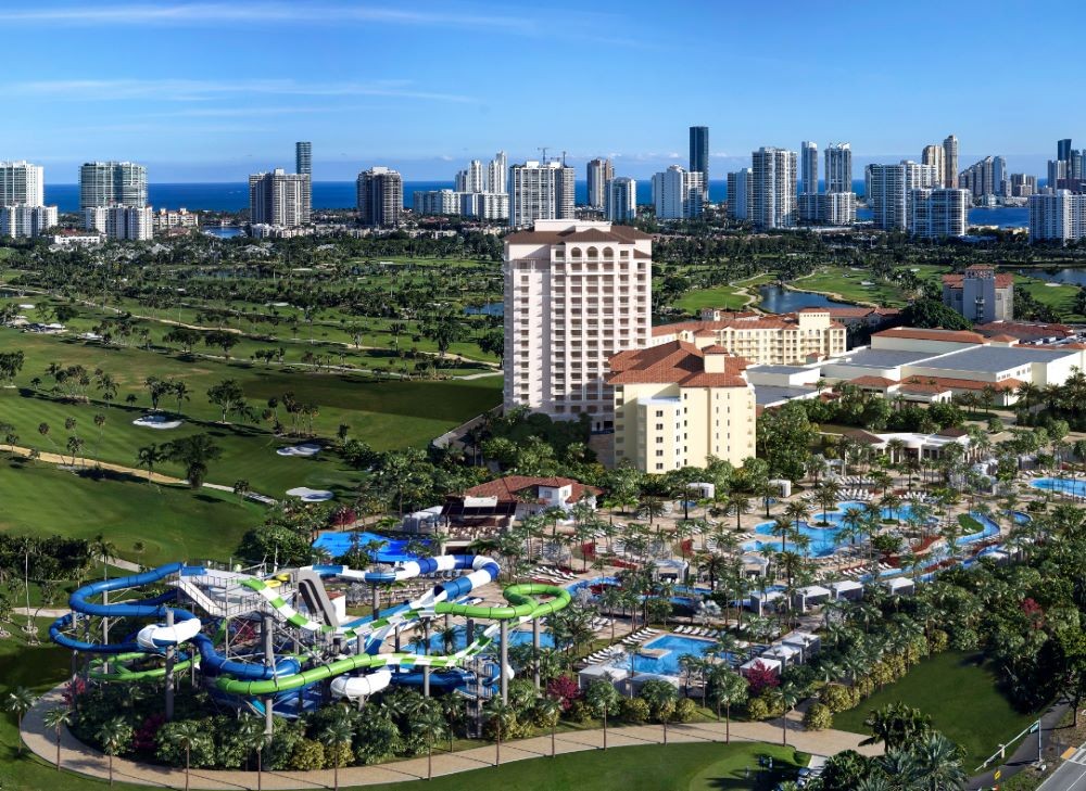 JW Marriott Miami Turnberry aerial view