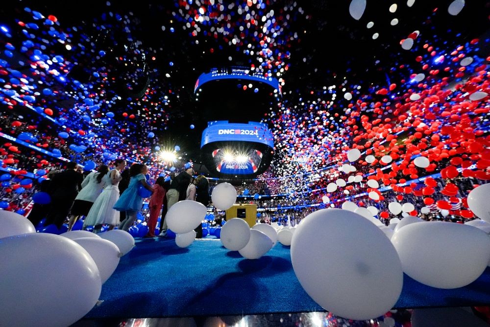 The 2024 Democratic National Convention. Image by Becky Siu / Weymouth Watson