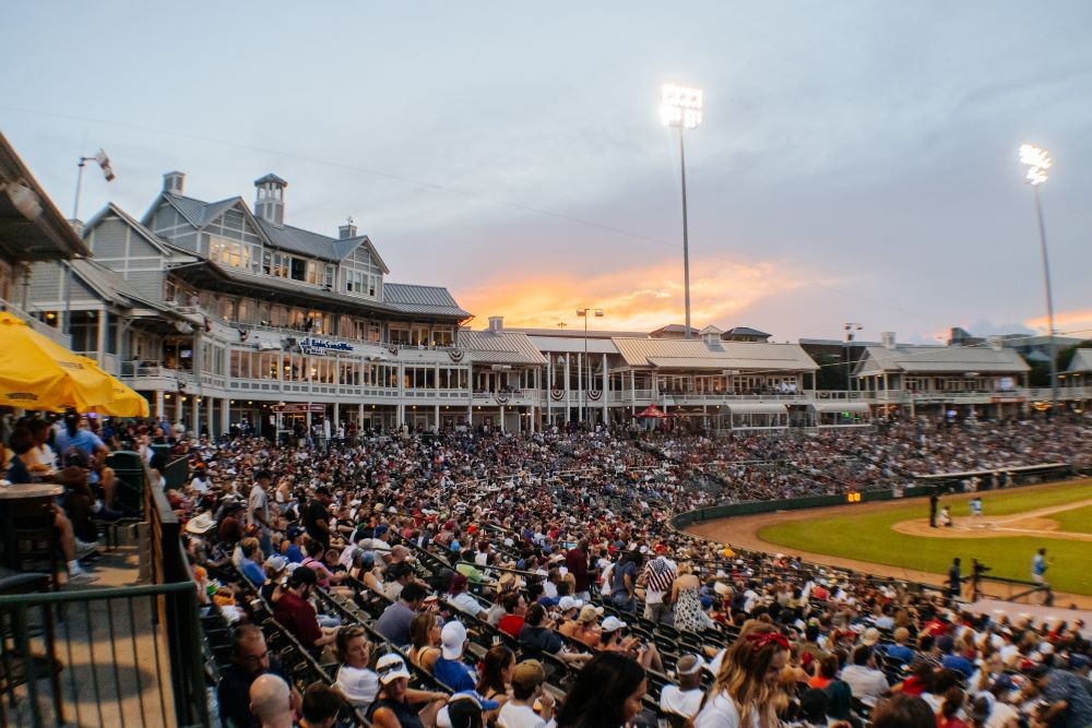 Photo of a game at Riders Field.