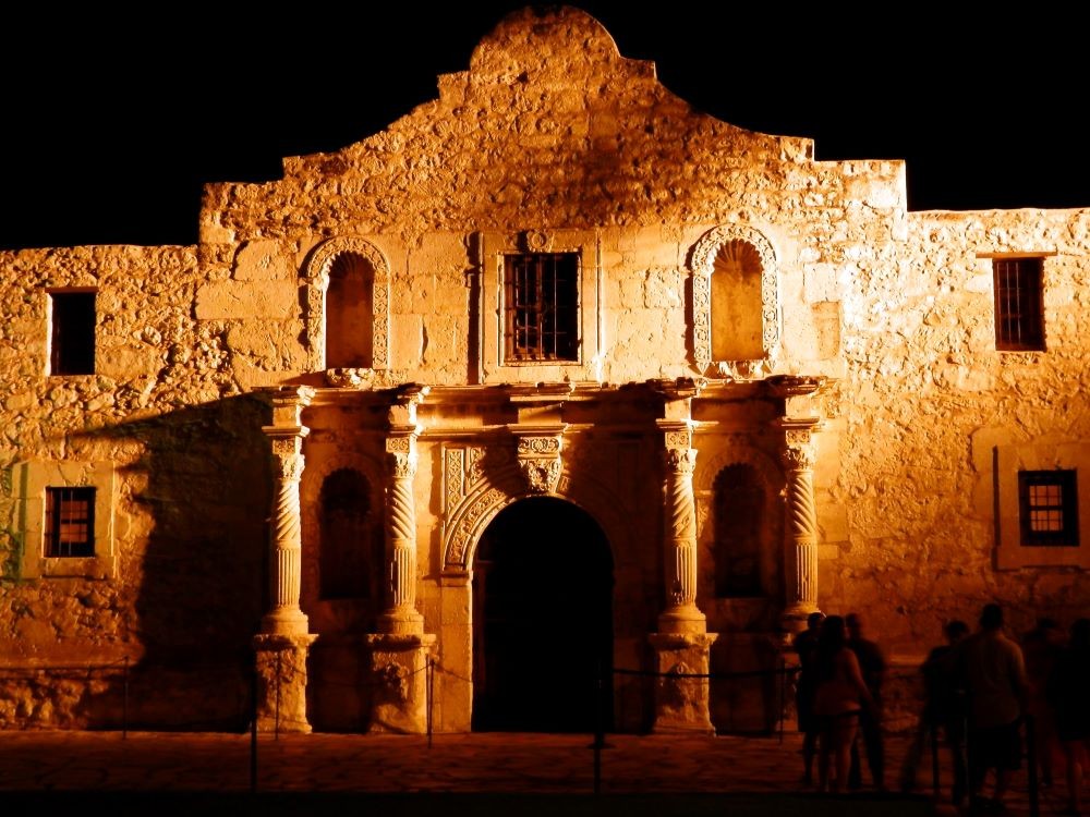 The Alamo at Night. Photo Credit: Jeff Heilman