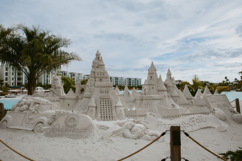 Sand Sculpture at Evermore Bay