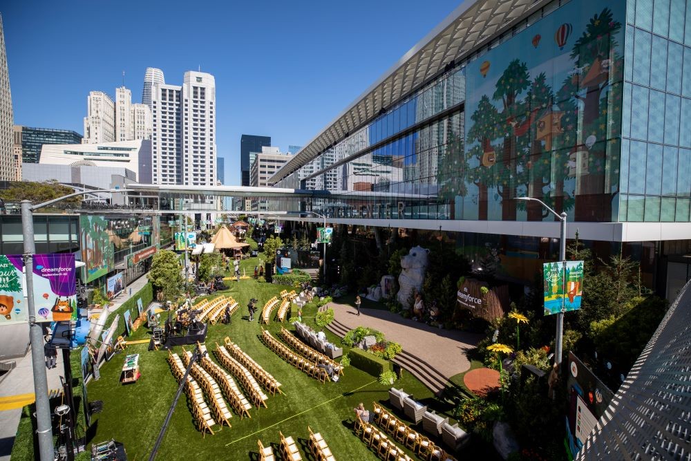 Photo of Dreamforce Park at Moscone Center.