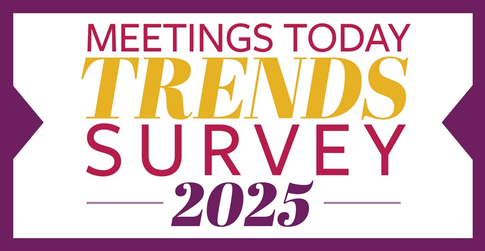 Graphic of Meetings Today Trends Survey 2025